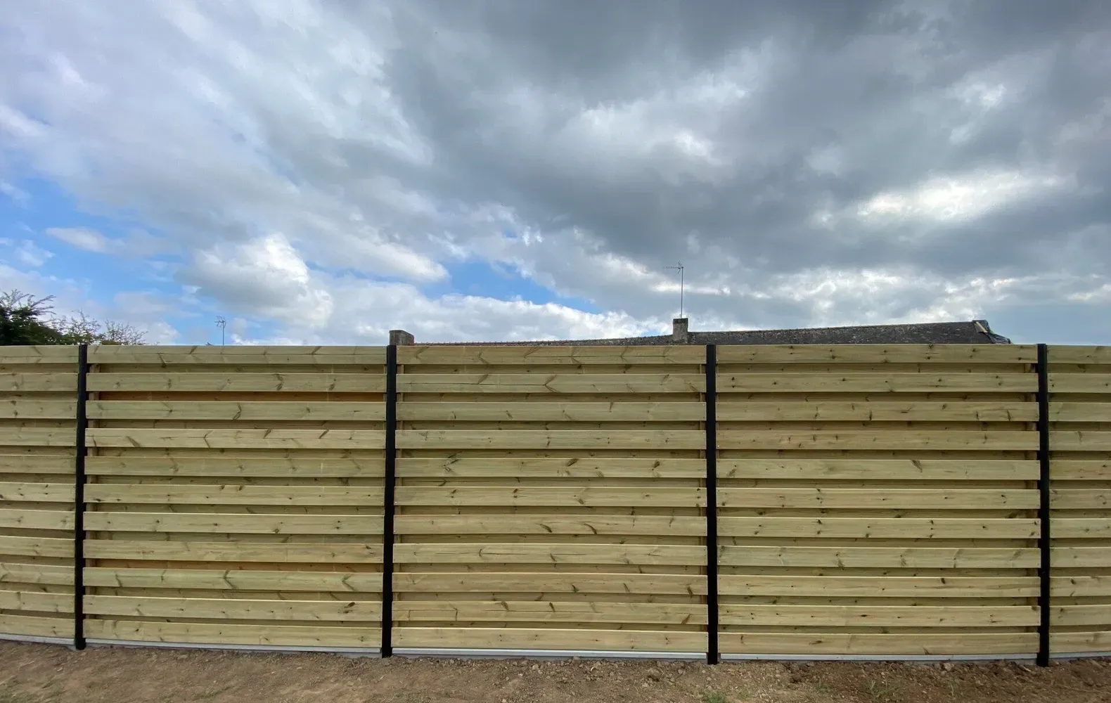 Clôture en bois